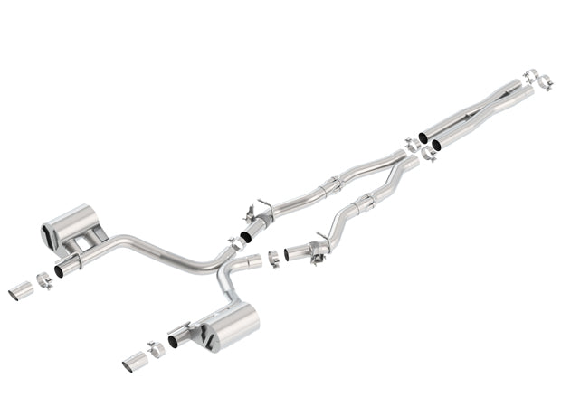 Borla® (17-22) Charger/300 5.7L ATAK 2.75" 304SS Cat-Back System with MDS - 10 Second Racing