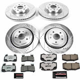 Power Stop® (16-24) Camaro SS 1-Click Street Warrior Z26 Drilled/Slotted Brake Kit