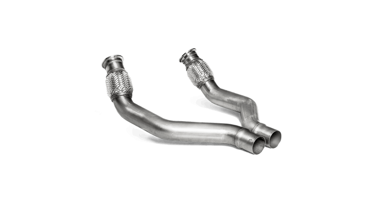 Akrapovič® (12-18) S6/S7/RS6/RS7 304SS Link Pipe Set (AUDI SPORT EXHAUST) - 10 Second Racing