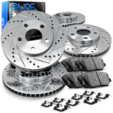 R1 Concepts® (11-23) Mopar 3.6L/5.7L ELine™ Drilled/Slotted Brake Kit