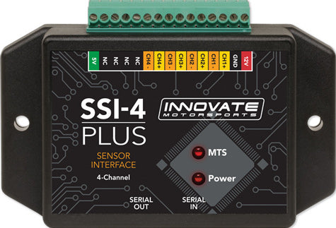 Innovate Motorsports® SSI-4 PLUS: 4 Channel Sensor Interface - 10 Second Racing