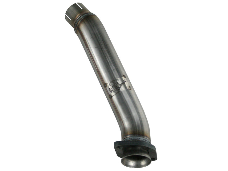 aFe® (12-18) Wrangler JK 2.5" Twisted Steel Loop Delete Down-Pipe
