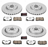 Power Stop® 2014 Corvette Stingray Z26 Street Warrior Brake Kit (JL9 Brake Package) - 10 Second Racing