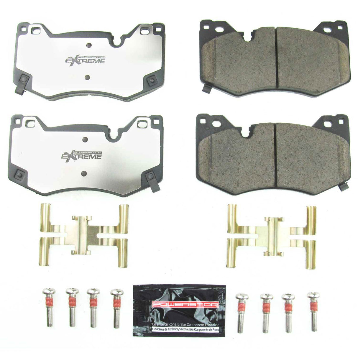 Power Stop® (20-24) Corvette Stingray Z26 Extreme Street Carbon-Fiber Ceramic Front Brake Pads