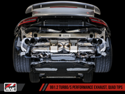 Awe Tuning® (17-19) Porsche 911 Turbo 304SS Exhaust System