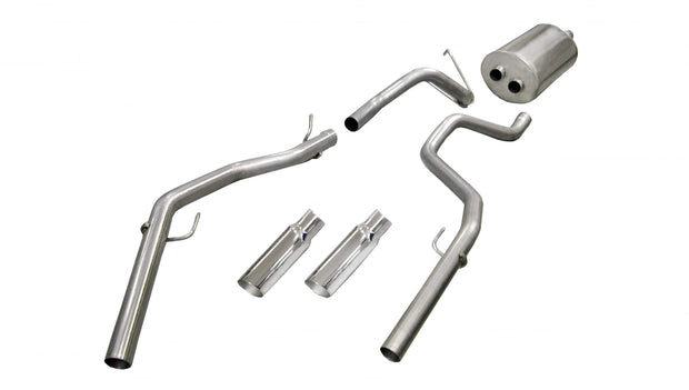 Corsa® (09-19) Ram 1500 Sport™ 304SS 3" Cat-Back System with 4" Tips - 10 Second Racing