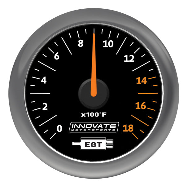 Innovate Motorsports® MTX-A: Exhaust Gas Temperature (EGT) Gauge - 10 Second Racing