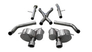 Corsa® (12-20) Cherokee SRT Xtreme™ 304 SS Cat-Back Exhaust System with Split Rear Exit 