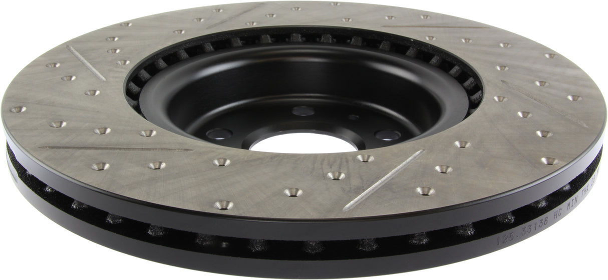 Stoptech® (09-16) Audi S4 Sport Performance Drilled/Slotted Brake Rotor