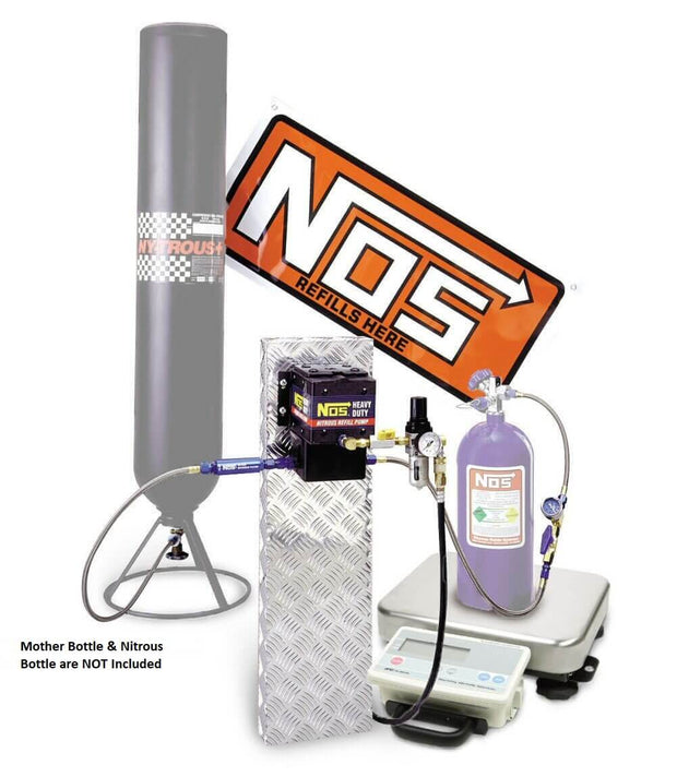 NOS® NITROUS REFILL PUMP STATION WITH SCALE - 10 Second Racing