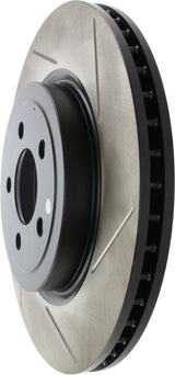 Stoptech® (15-23) SRT Hellcat Sport Slotted 1-Piece Rear Brake Rotor (6-PISTON BREMBO CALIPERS)