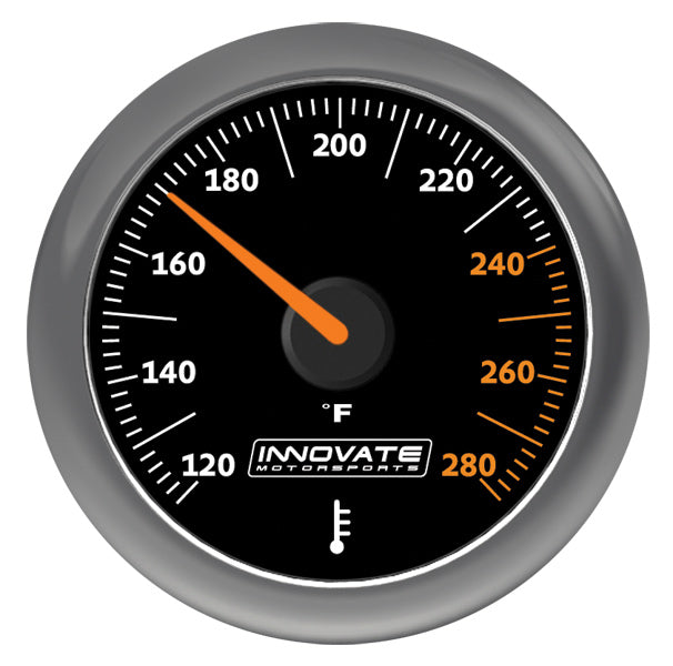 Innovate Motorsports® MTX-A: Water / Oil (Fluid) Temperature Gauge - 10 Second Racing