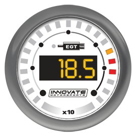 Innovate Motorsports® MTX-D Exhaust Gas Temperature Gauge - 10 Second Racing