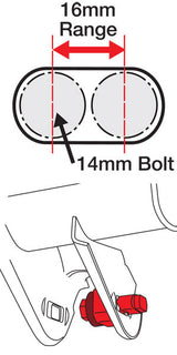 SPC® (11-21) Mopar 14 x 16mm Slot Punch - 10 Second Racing