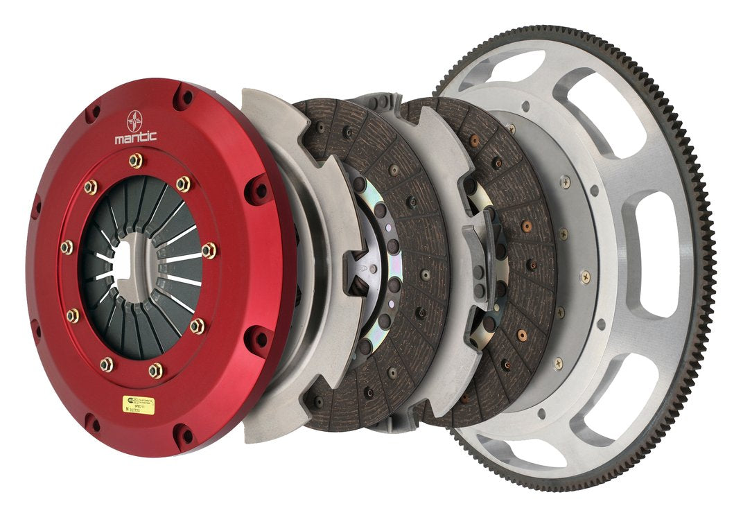 Mantic® (18-23) Mustang GT Organic Twin Disc Clutch Kit (White Box)