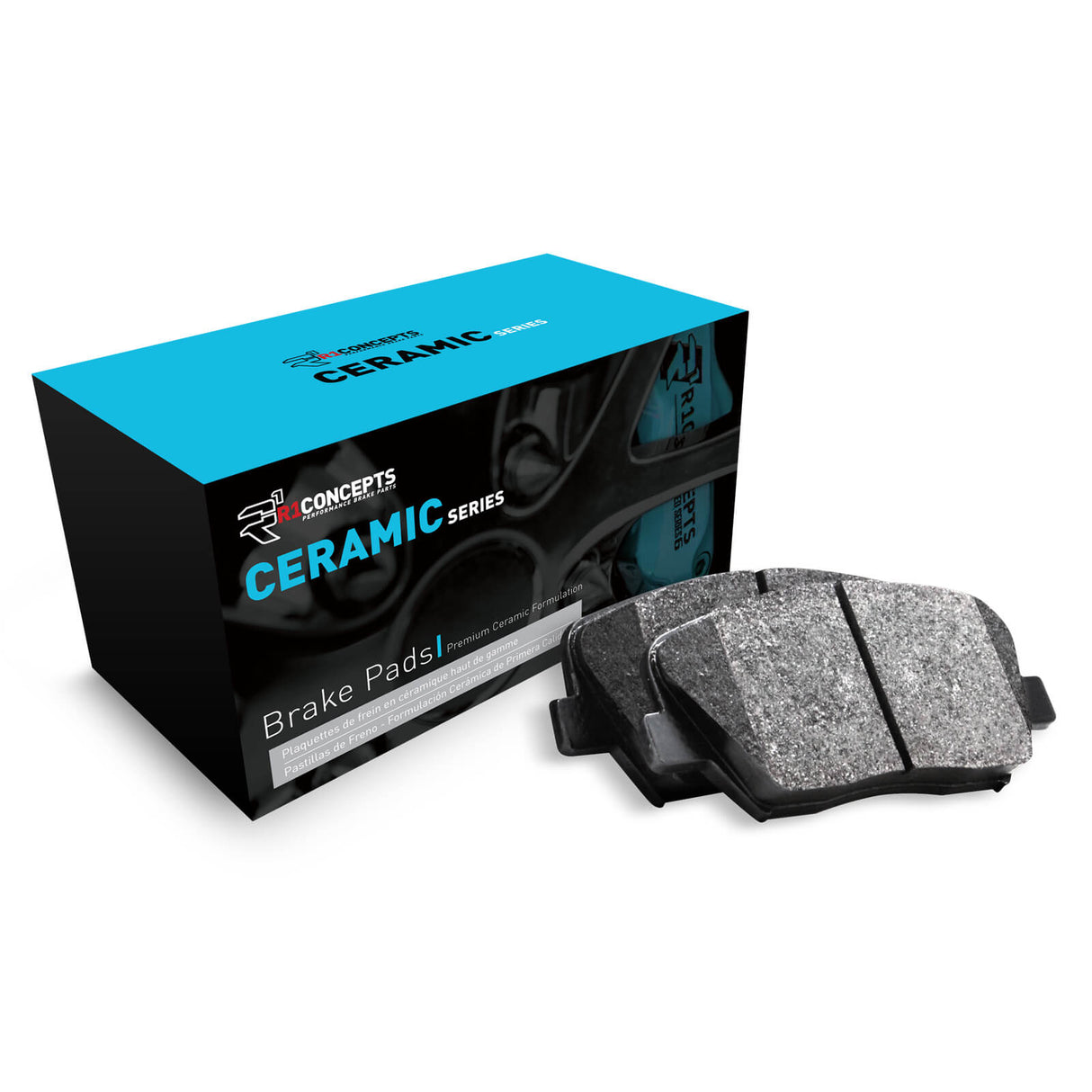 R1 Concepts® (18-23) Jeep Trackhawk Ceramic Series Rear Brake Pads