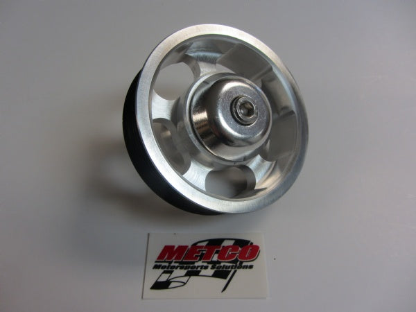 Metco MotorSports® (05-14) Mustang 87mm Grooved Six-Rib Idler Pulley - 10 Second Racing