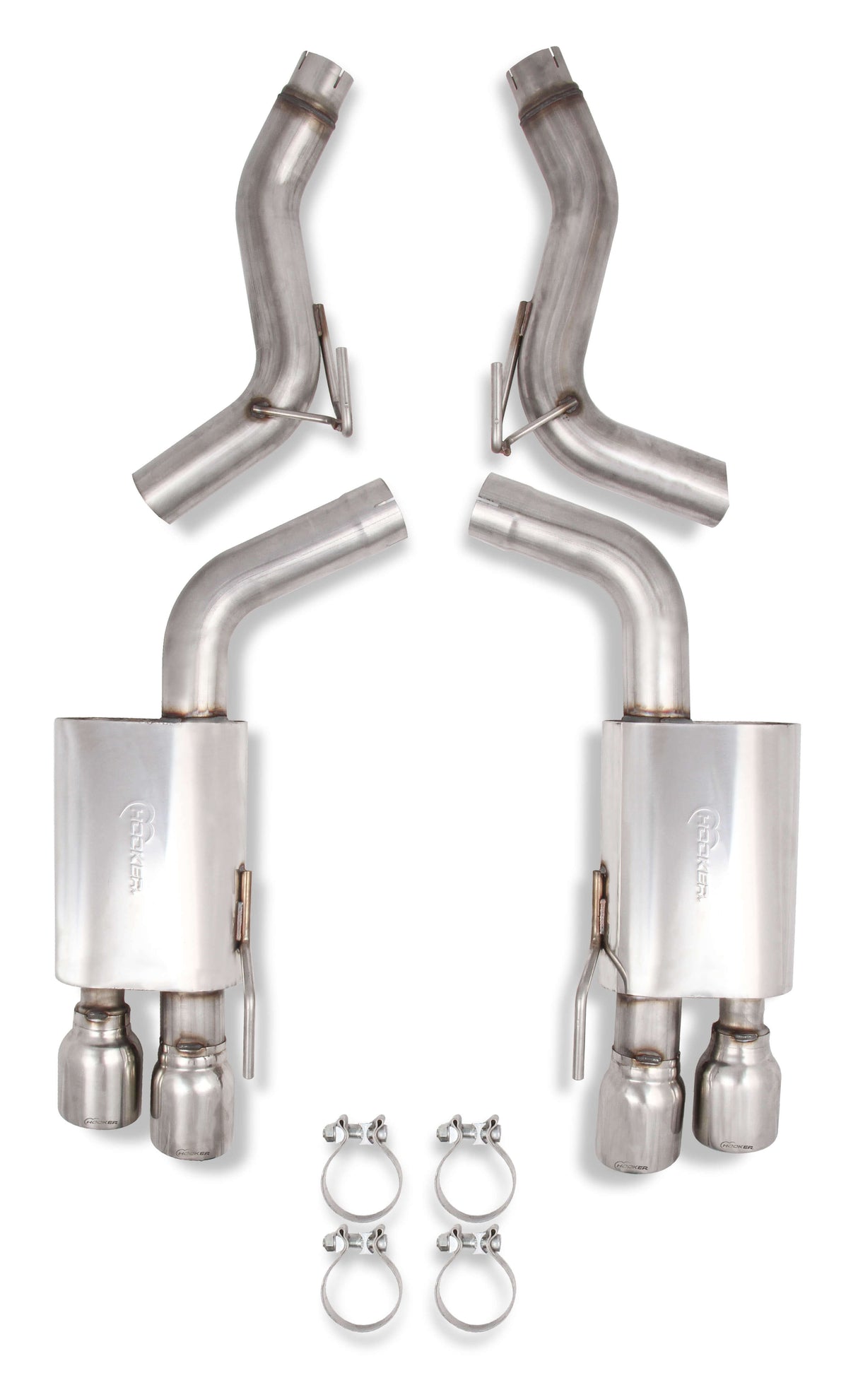 Hooker® BlackHeart (18-19) Mustang Axle-Back System 