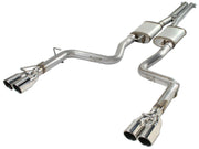 aFe® 49-42017 - Mach Force XP™ 409 SS Cat-Back Exhaust System with Quad Rear Exit 
