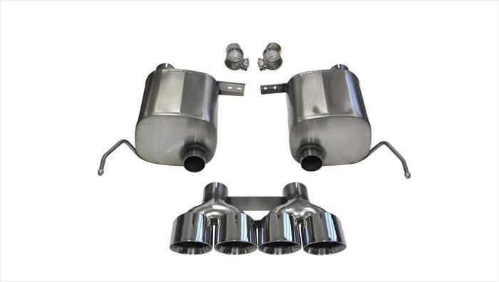Corsa® (14-19) Stingray/Grand Sport Sport Series 304SS 2.75" Valve-Back System with 4.5" OD Tips - 10 Second Racing