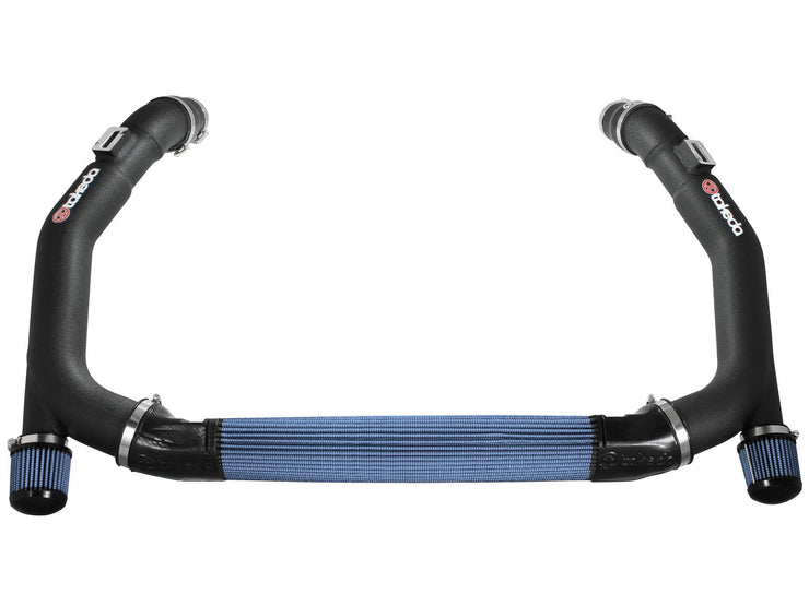 Takeda® TA-3007B - Attack Stage 2 Aluminum Black Cold Air Intake System with Pro 5R Blue Filter 