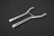 Capristo® (12-18) Bentley Continental GT Speed W12 Middle Silencer / Secondary Cat Replacement Pipes