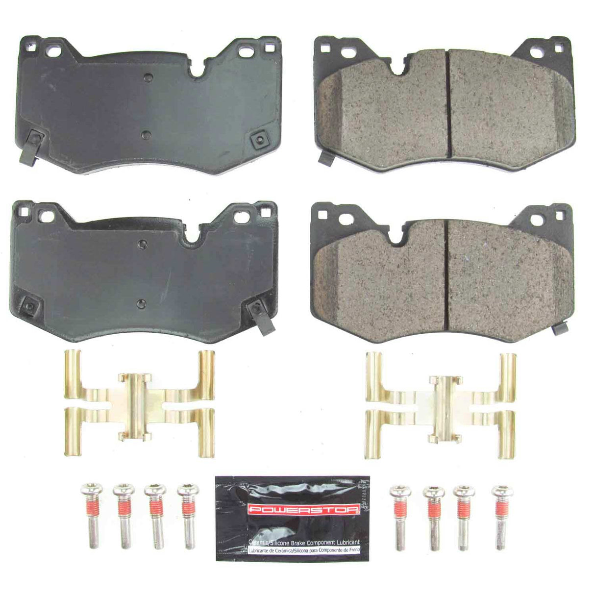 Power Stop® (20-24) Corvette Stingray Z23 Evolution Sport Carbon-Fiber Ceramic Front Brake Pads
