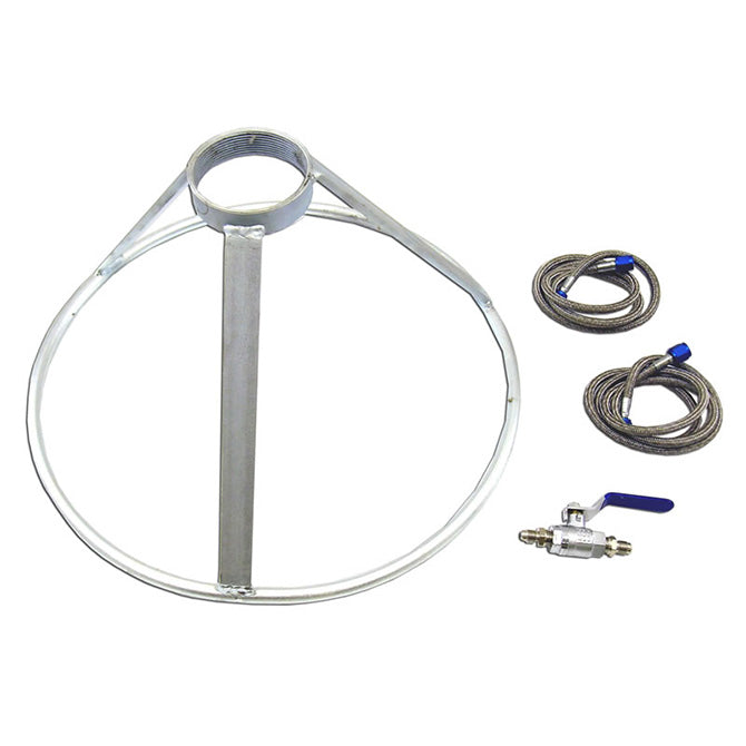 Nitrous Express® Bottle Transfer Kit (Complete W/Stand, Control Valve, & Lines) - 10 Second Racing