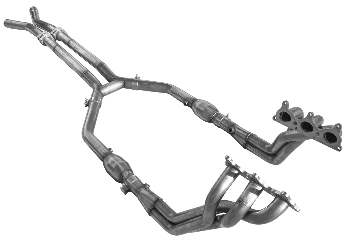 American Racing Headers® (10-11) Camaro V6 1.75" x 2.5" 304SS Long Tube Headers with H-Pipe