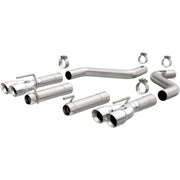 Magnaflow® (15-21) Challenger SRT 409SS Axle-Back Exhaust System with Quad Rear Exit - 10 Second Racing