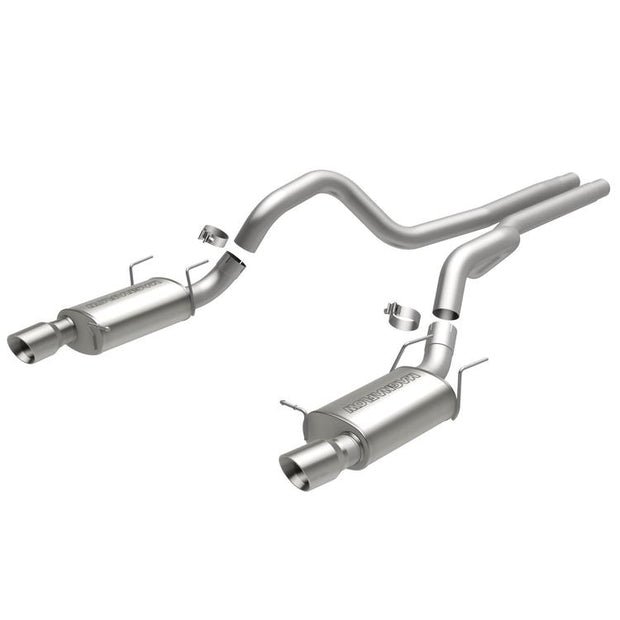 Magnaflow® (13-14) Mustang GT Street Series™ 409SS Cat-Back Exhaust System with Split Rear Exit - 10 Second Racing