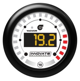 Innovate Motorsports® MTX-D Vacuum/Boost & Shift Light Gauge - 10 Second Racing