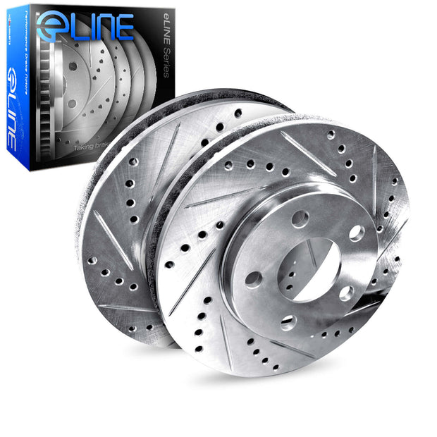 R1 Concepts® (16-23) Audi A4 Allroad ELine™ Drilled Vented Rear Brake Rotors