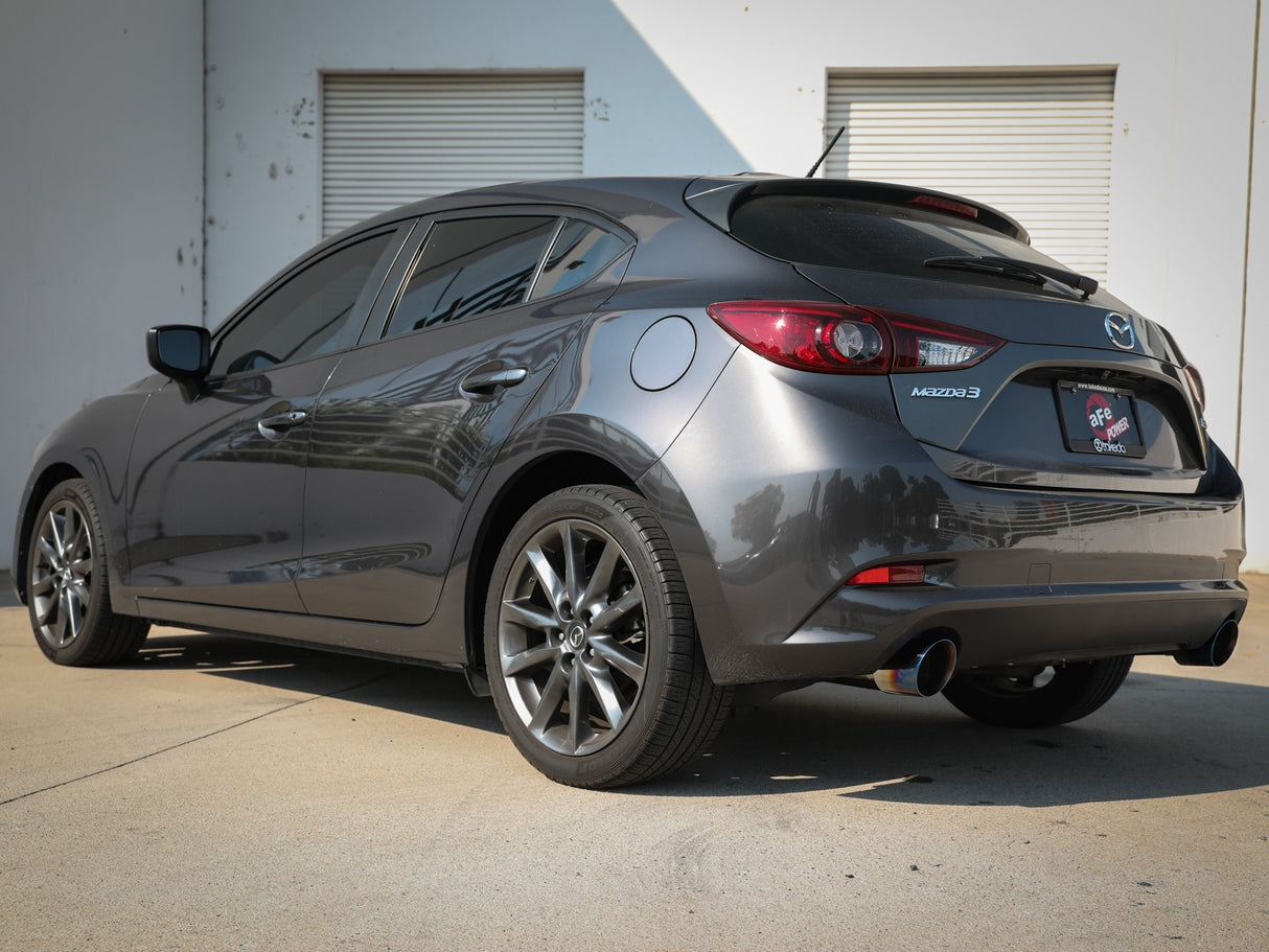 Takeda® (14-18) Mazda 3 Hatchback 304SS 2.5"Cat-Back System