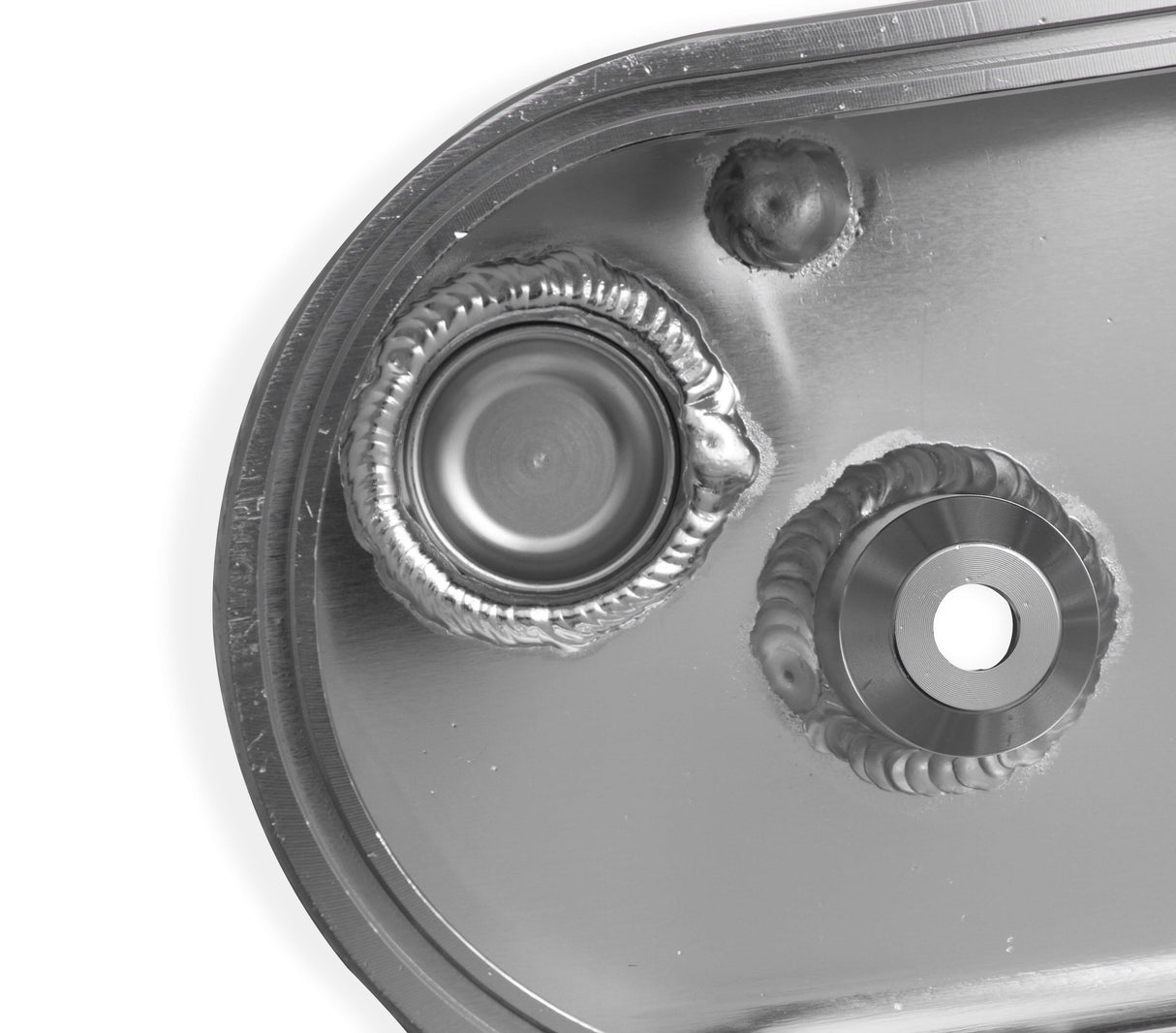 Holley® GM LSX Fabricated Aluminum Valve Covers with OE Coil Stands