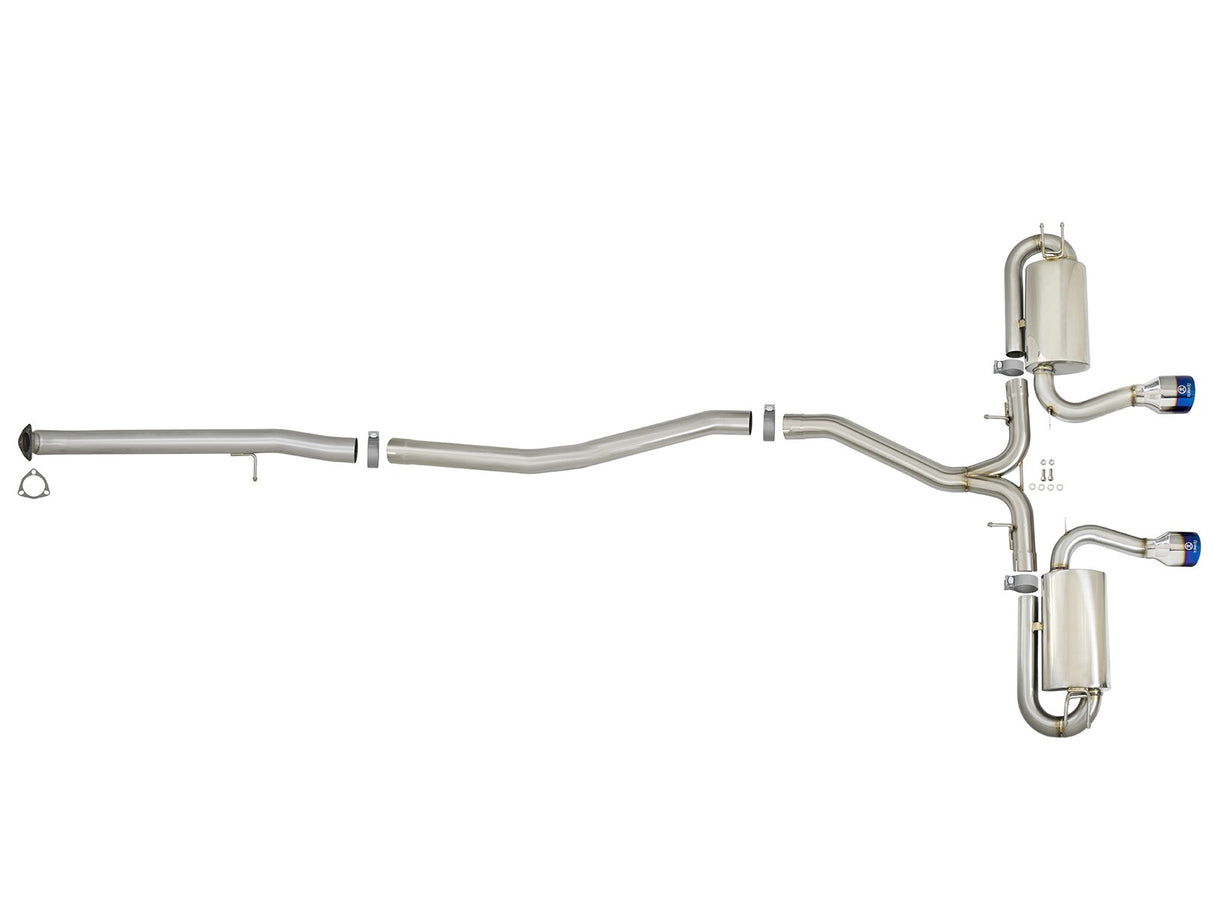 Takeda® (17-20) Civic Si Coupe 3" to 2-1/2" 304SS Cat-Back System