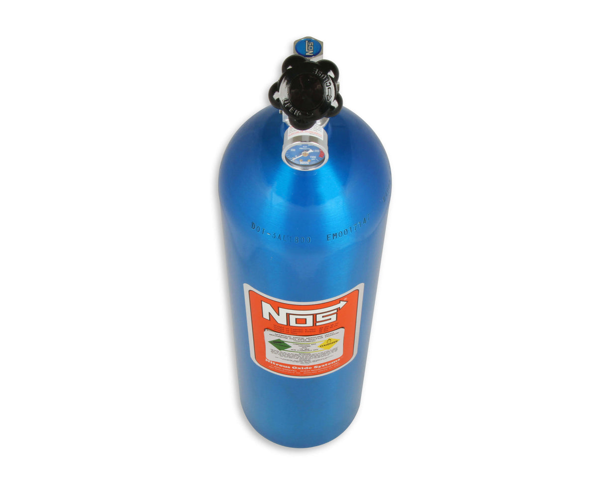 NOS® Nitrous Bottle & Mini Hi-Flo Valve - 10 Second Racing