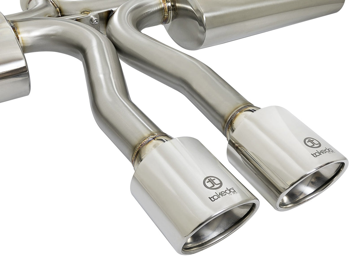 Takeda® (17-20) Civic Si Sedan 3" to 2-1/2" 304SS Cat-Back System