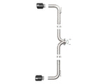 Takeda® (14-18) Mazda 3 Hatchback/Sedan 2.5" 304SS Axle-Back System
