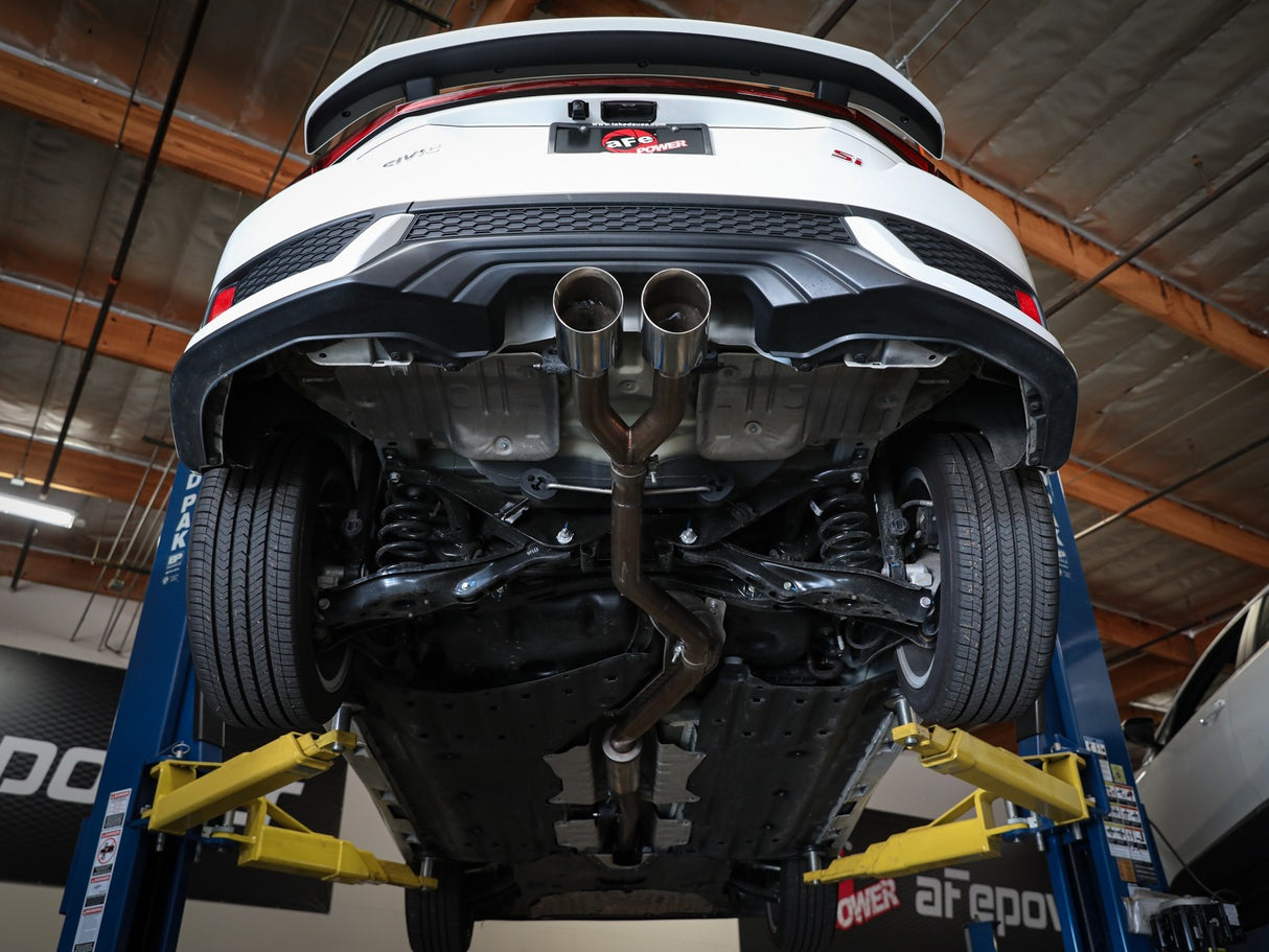 Takeda® (17-20) Civic Si Coupe 2-1/2" 304SS Cat-Back System