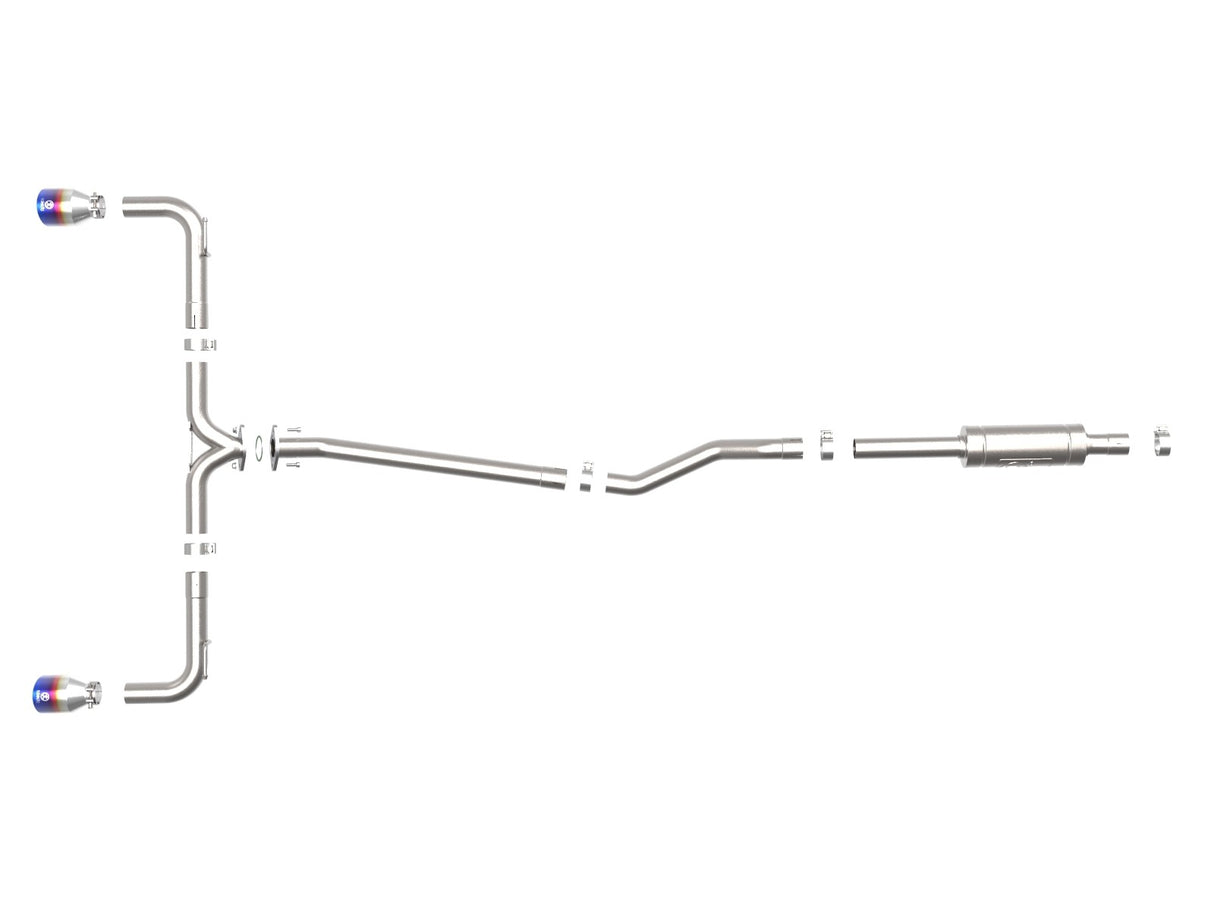 Takeda® (14-18) Mazda 3 Hatchback 304SS 2.5"Cat-Back System