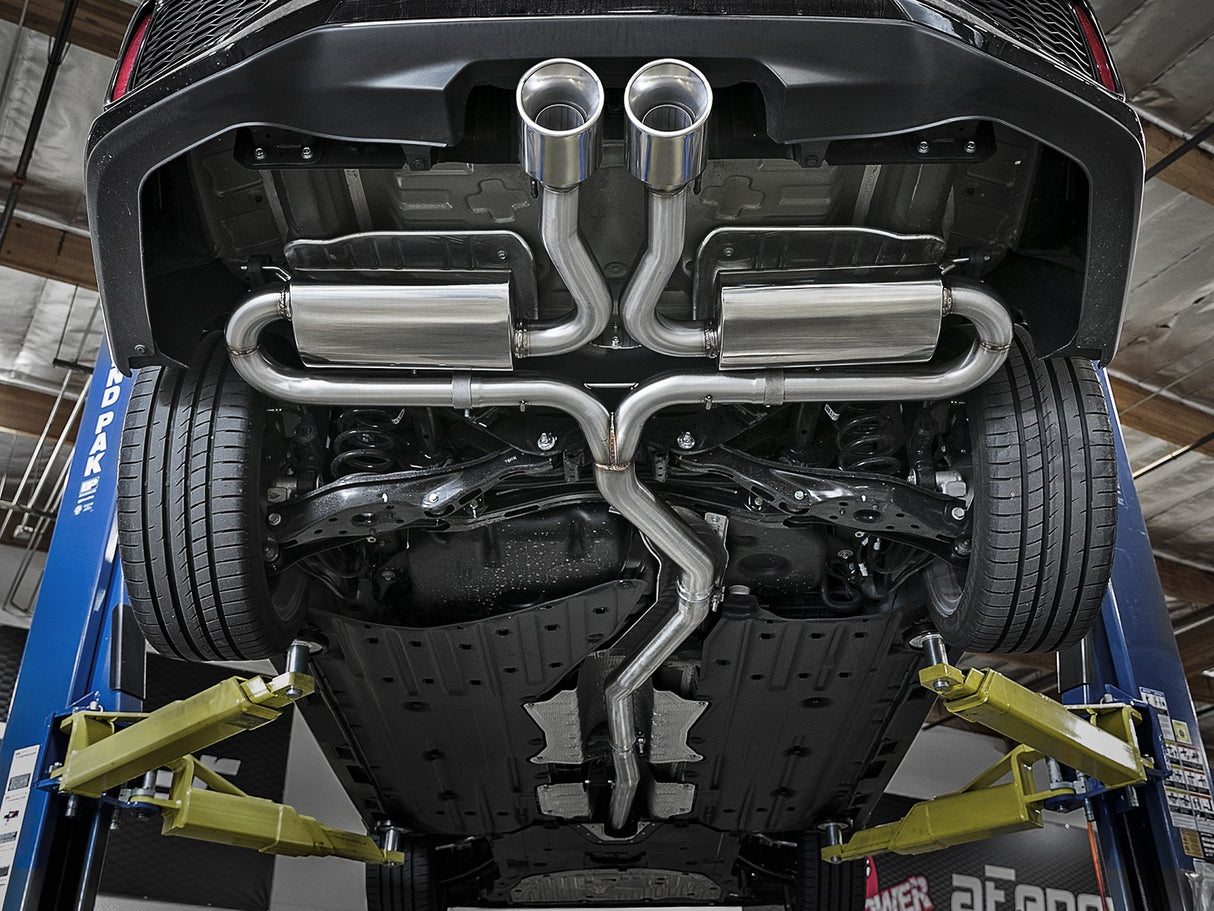 Takeda® (17-20) Civic Si Sedan 3" to 2-1/2" 304SS Cat-Back System