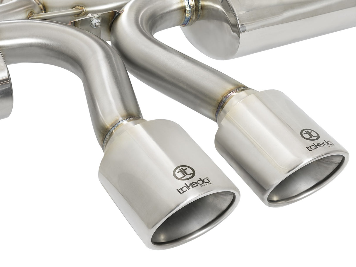 Takeda® (17-20) Civic Si Coupe 3" to 2-1/2" 304SS Cat-Back System