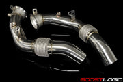 Boost Logic® (11-19) BMW M5/M6 304SS 3" Catted Down Pipes