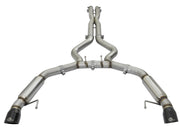 aFe® Mach Force XP™ Stainless Steel Aggressive Toned Cat-Back Exhaust System with Split Rear Exit 