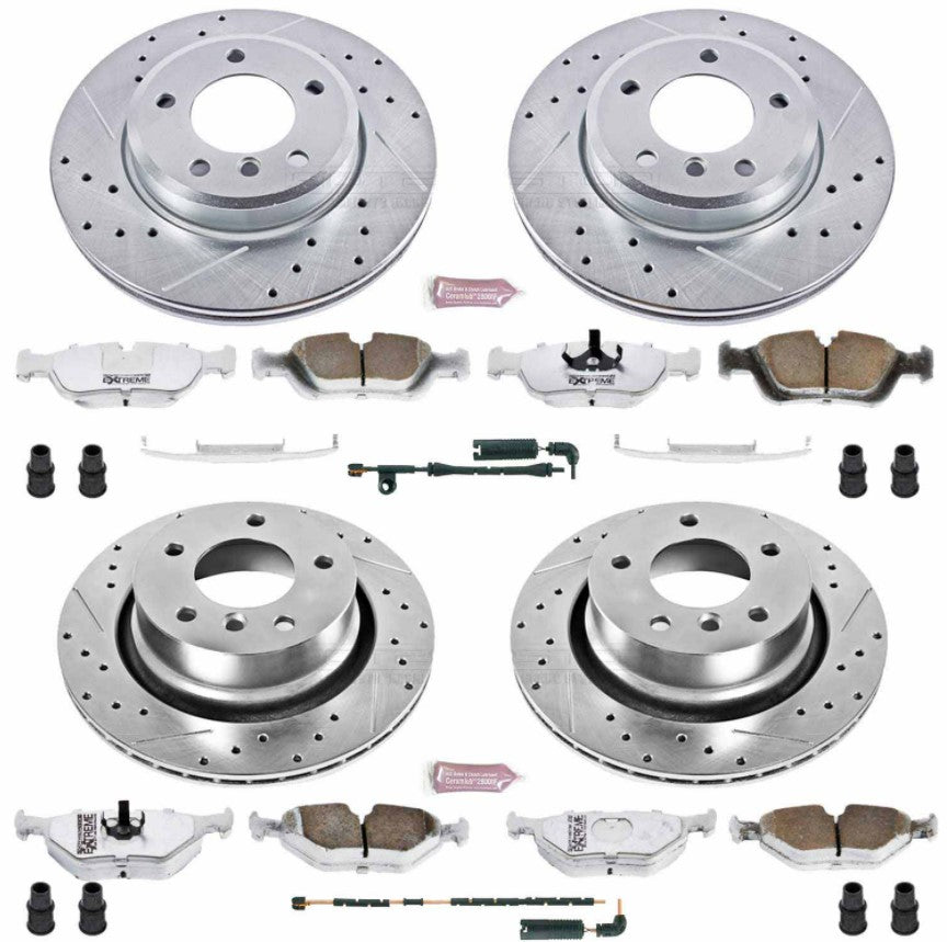Power Stop® (03-08) BMW Z4 Z26 Street Warrior Brake Kit - 10 Second Racing
