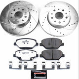 Power Stop® (16-23) Camaro LT 1-Click Street Warrior Z26 Drilled/Slotted Brake Kit