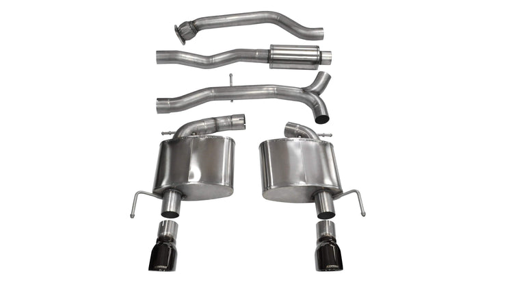 Corsa® (13-21) ATS Turbo Sport 304SS 3" Cat-Back Exhaust System - 10 Second Racing