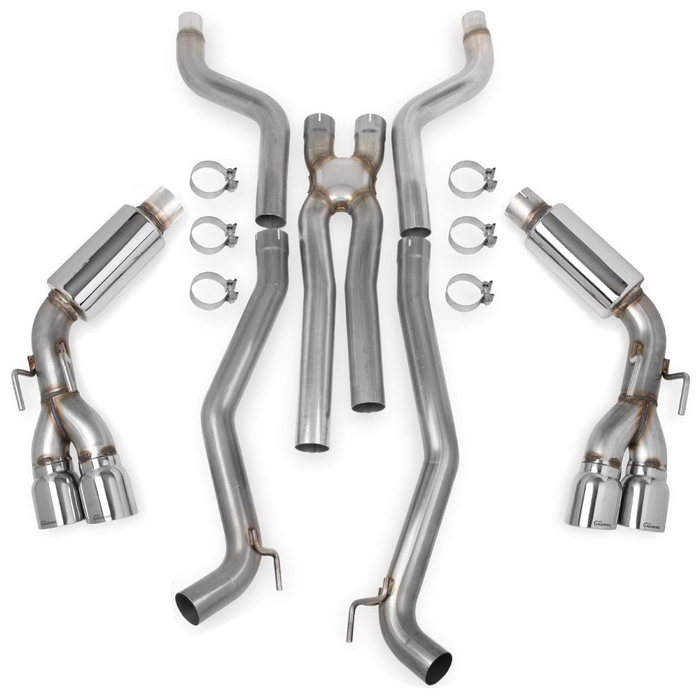 Hooker® (10-14) Camaro BlackHeart™ 304 SS Cat-Back Exhaust System 