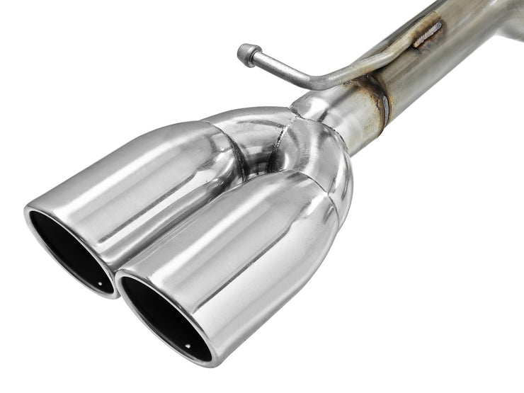 aFe® 49-32067-P - Mach Force XP™ 304 SS Cat-Back Exhaust System with Quad Rear Exit 